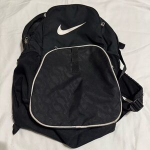 Nike Black Backpack | School Gym Travel Bag | Multiple Compartments